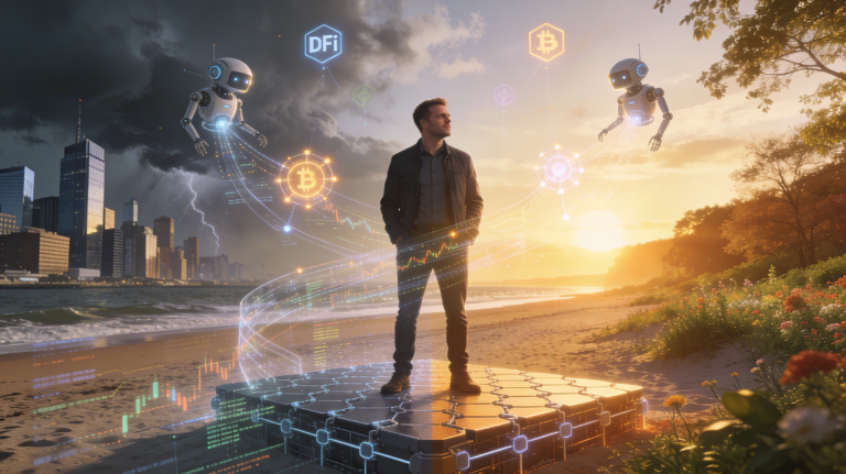 Apertum DeFi blockchain financial freedom journey
Tags: Apertum; DeFi; blockchain; AI trading; financial freedom; Web3; on-chain transparenc