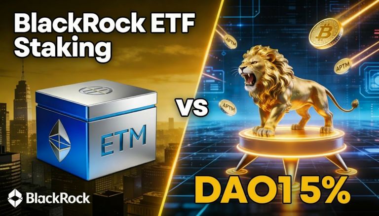 Smart Trade Bot dashboard crushing BlackRock ETH ETF yields—5%/month AI automation on Apertum/DAO1 🦁
